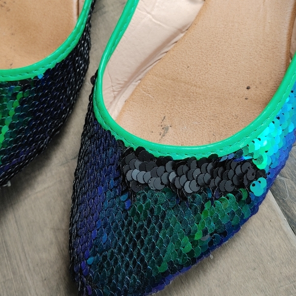 NOT FOR SALE Sequin Mermaid Flats - Picture 3 of 3